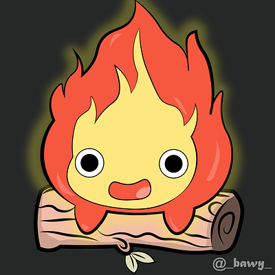 Calcifer - Howl's Moving Castle by Bawy on Dribbble