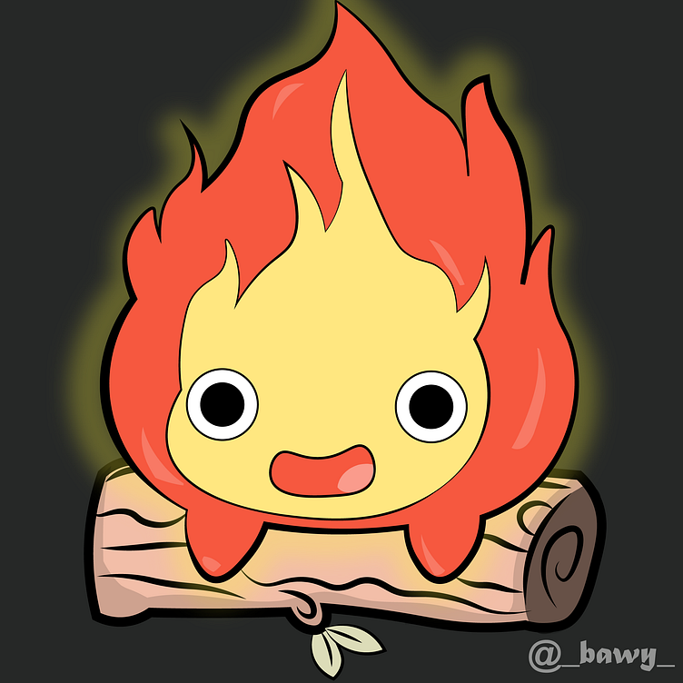 Calcifer - Howl's Moving Castle by Bawy on Dribbble