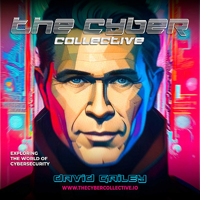 The Cyber Collective - Podcast Cover Art branding cover art graphic design logo podcast