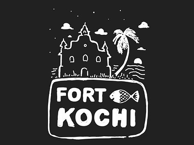Fort Kochi - Kerala illustration kerala kochi sketch