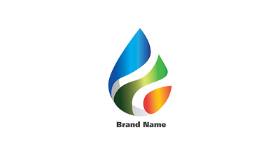 Colorful Spiral/Water Drop Logo Design branding design graphic design illustration logo logo design vector