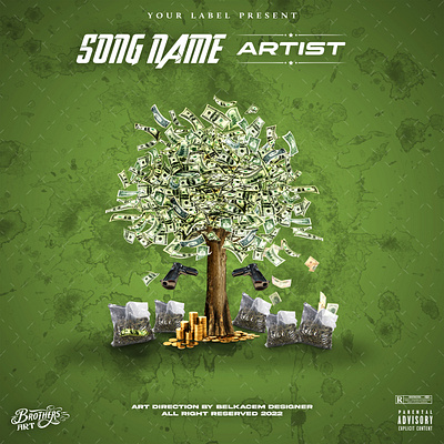 Tree of money – Premade cover art album cover art cd cover cover art design graphic design mixtape cover