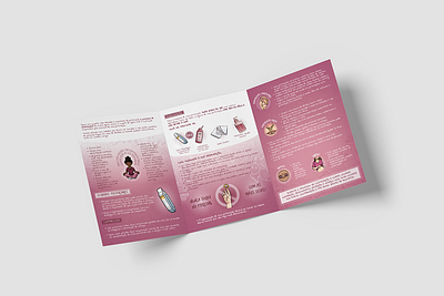 Post procedure folder - Glu Piercer digital art folder graphic design illustration indesign infographic layout procreate