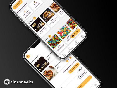 Cinesnacks UX Design branding design graphic design ui ux