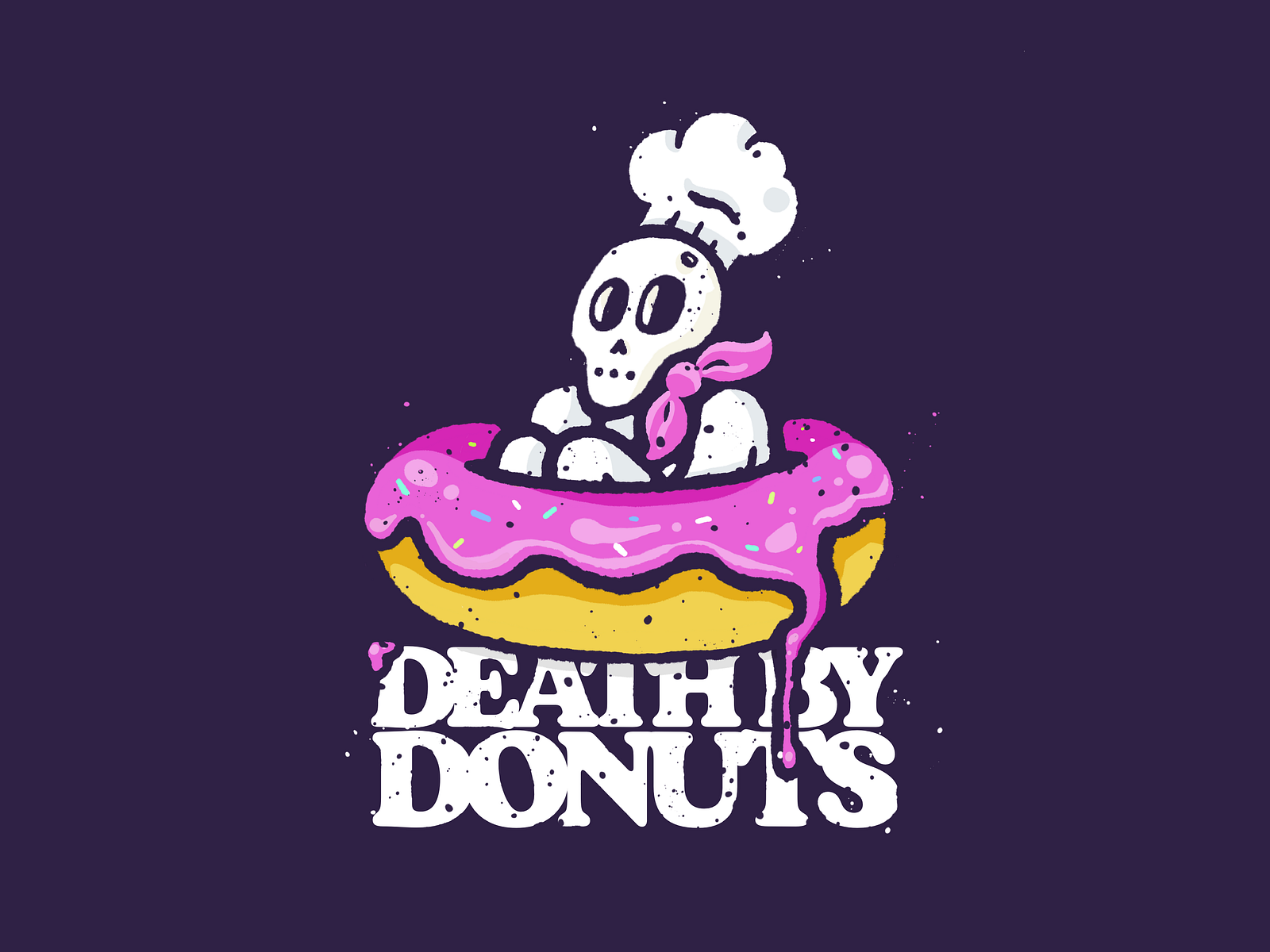 Death By Donuts by Doryan Algarra on Dribbble