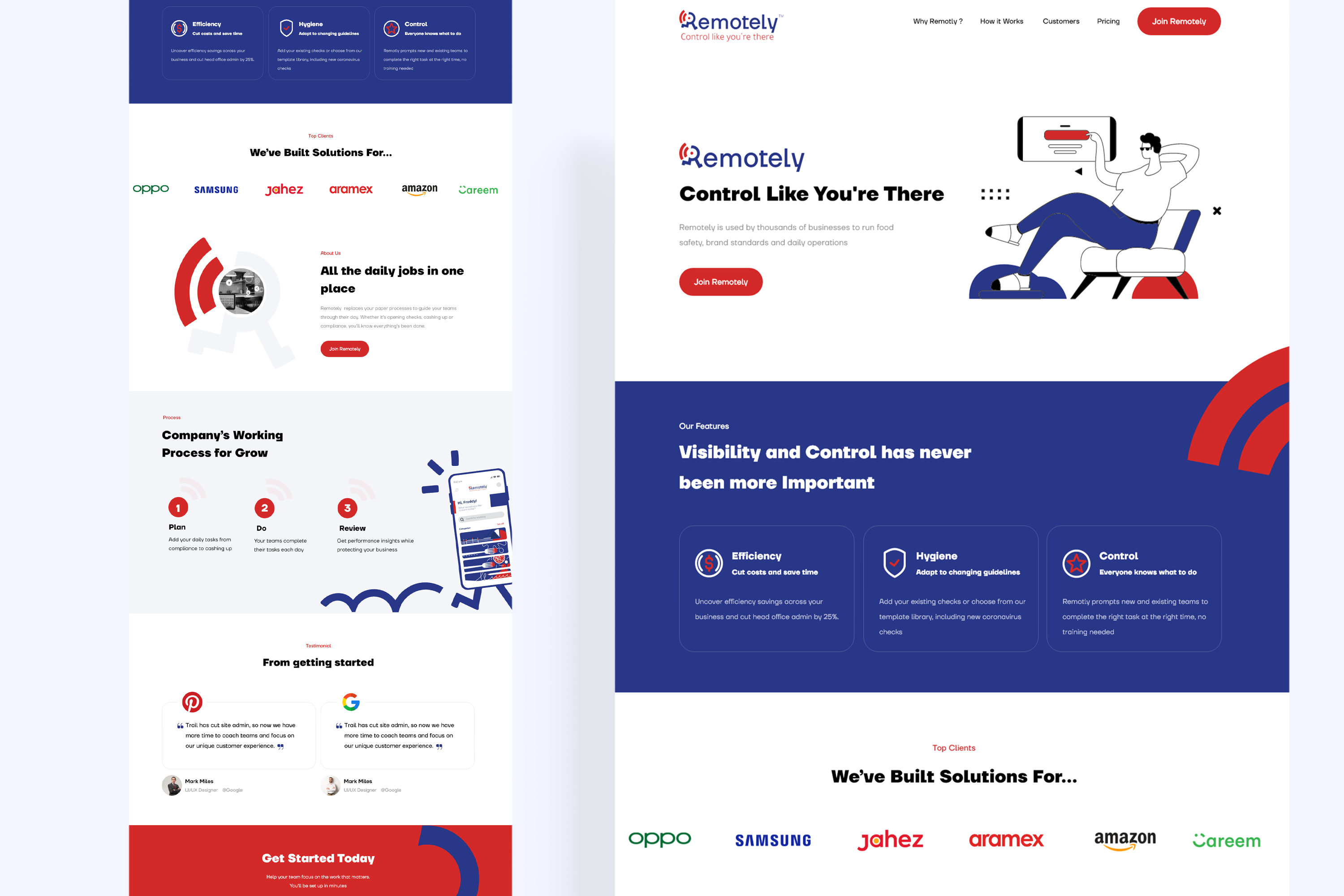 Remotely Website design graphic design illustration typography ui ux