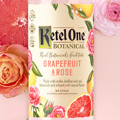 Ketel One Botanical art direction design