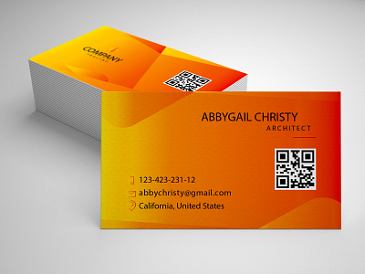 Colorful Business Card business card graphic design graphic designer id card