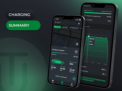 |GO TO-U| Charging summary charging design graphic design minimal ui ux