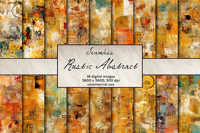 Rustic Abstract Seamless Pattern
