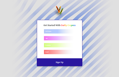 Daily UI challenge 1 - Signup page beginner dailyui signup