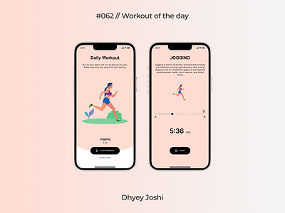 Day 062 - Workout of the day 062 branding challenges community dailyui design figma illustration logo mobile ui ux website workout