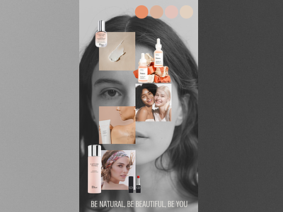 Cosmetics Mood board beauty cosmetics cosmeticsdesign makeup skincare