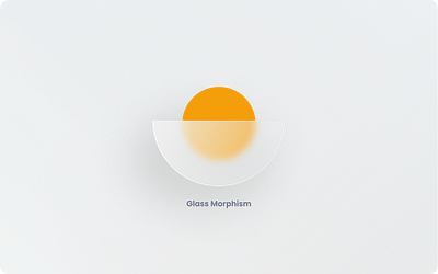 Glassy - Moon design glass morphisom illustration shadow ui ux