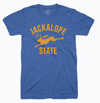 JACKALOPE STATE jackalope mascot t-shirt t-shirt design t-shirts tee design tee shirt tees