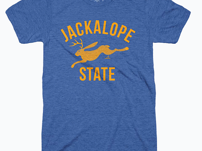 JACKALOPE STATE jackalope mascot t shirt t shirt design t shirts tee design tee shirt tees