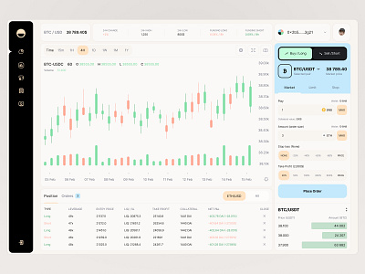 Trade - Crypto Trading Web App analytic binance blockchain coin crypto crypto currency crypto wallet crypto website cryptocurrency dashboard exchange investment platform product design trading wallet web 3 web app design web application design web3