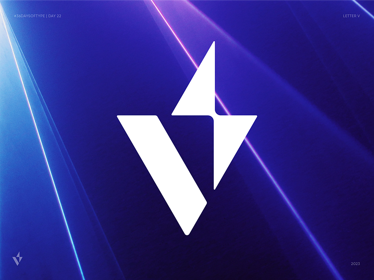 V For Voltage. 36 Days Of Type. Day 22 By Dmitry Lepisov For Lepisov 