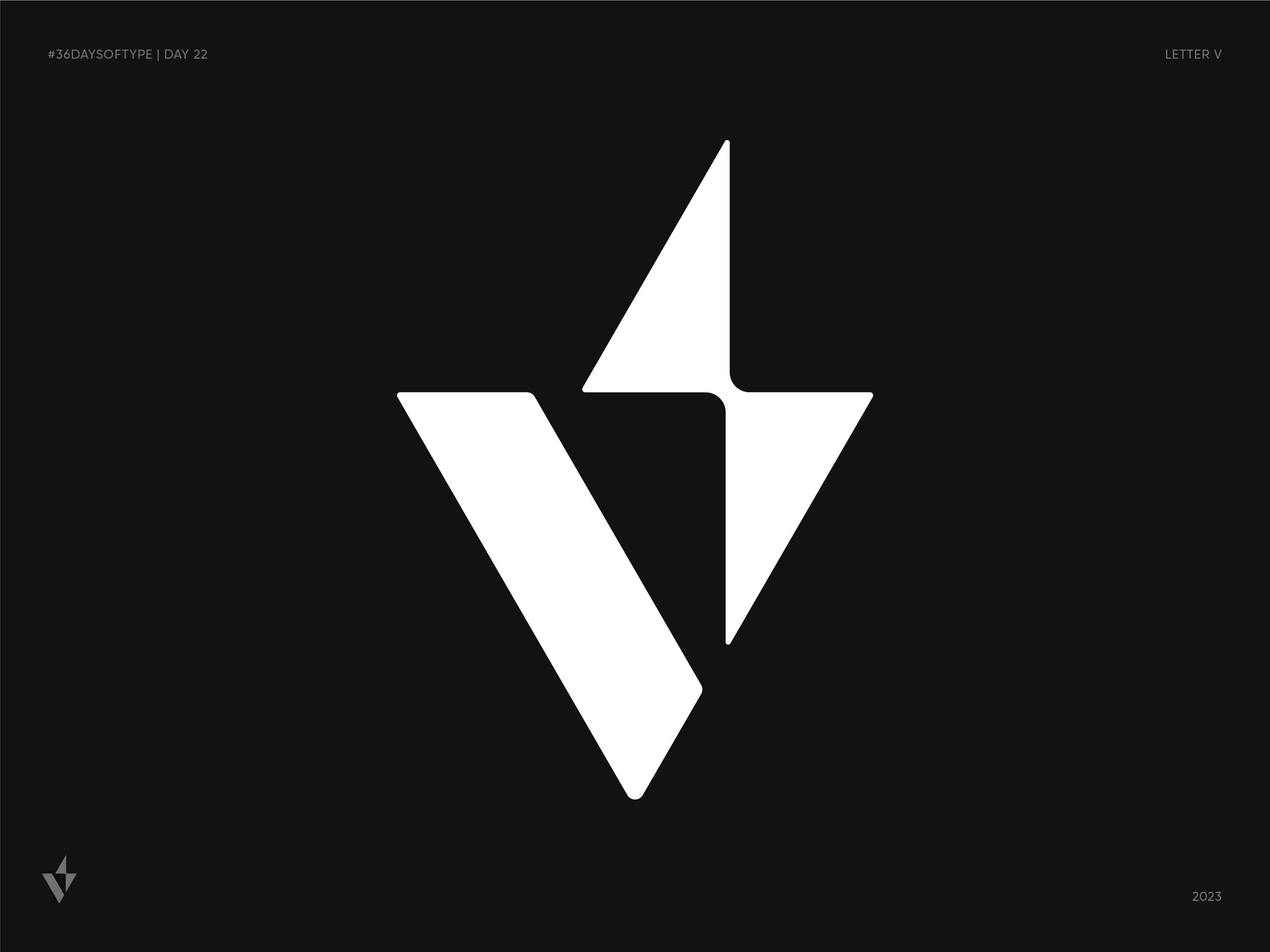 V for Voltage. 36 Days of Type. Day 22 by Dmitry Lepisov for Lepisov ...