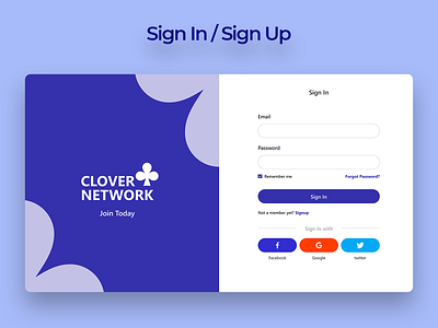 Sign-In/Up UI: Streamlined & Modern Design app authentication design form design graphic design illustration interface design login login page design sign in sign in page typography ui ui design user experience user interface ux ux design web design web ui design