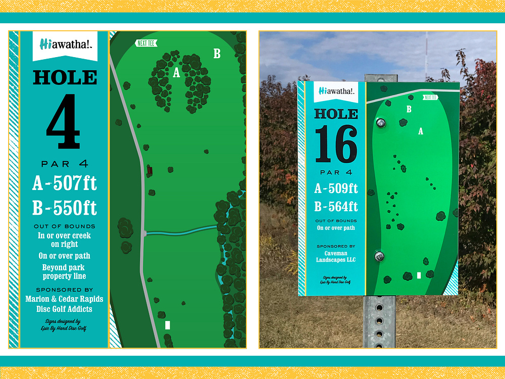 Disc Golf Signage designs, themes, templates and downloadable graphic