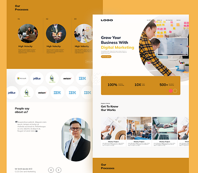 Web Development Agency landing page - UI Design agency clean design develop interface minimal product design ui uidesign uiux userinterface ux web website websites