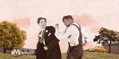 Old fights! animation collage graphic design motion design motion graphics photo collage