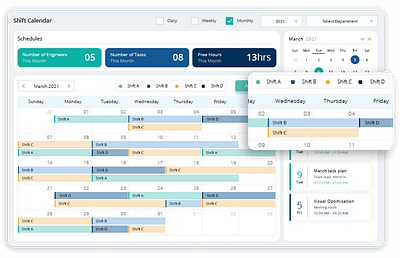 Scheduling Dashboard