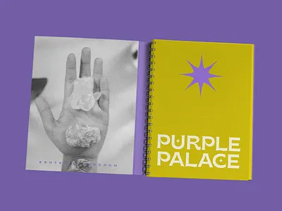 Purple Palace - Esoteric shop branding adobe illustrator adobe photoshop book design brand identity branding graphic design logo purple typography vector visual identity