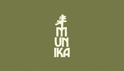 Munika - Logo design adobe illustrator adobe photoshop brand brand identity branding design graphic design handdrawn logo logo logo design organic forms visual identity