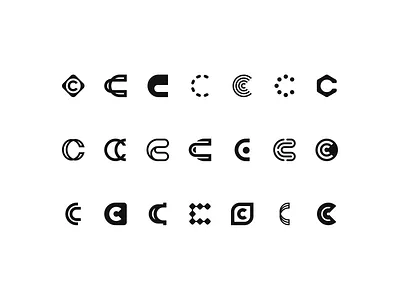 Unused Logomarks x 21 brand branding concepts design graphic design letters logo logomarks modern simple vector