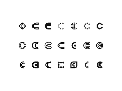 Unused Logomarks x 21 brand branding concepts design graphic design letters logo logomarks modern simple vector