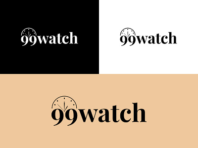 99watch Store Logo graphic design logo