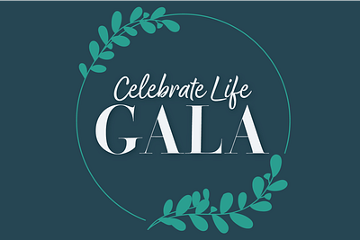 Celebrate Life Gala Logo branding gala logo