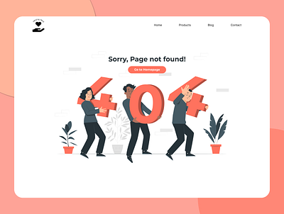 Daily UI Day 008- Error 404 Page ui ux