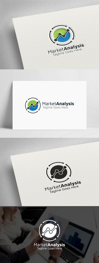 Market Analysis Logo analysis business logo minimal