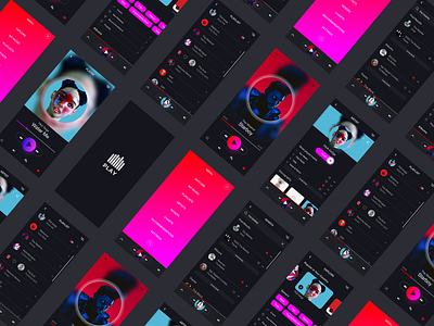 Music Player - Concept app design mobile music player ui