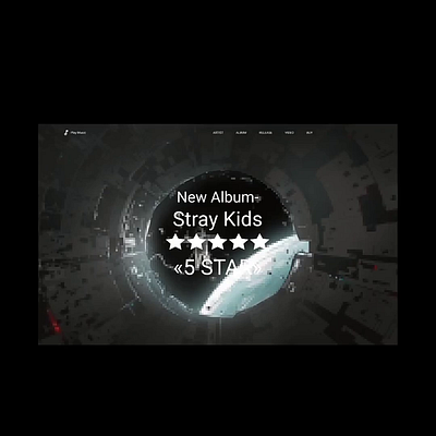 Cosmos & Stray Kids = NEW ALBUM! cosmos landing page logo music straykids uiuxdesigner