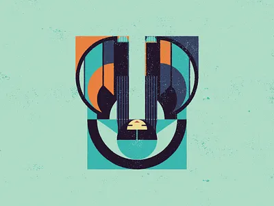 Letter U - 36 Days of Type 36 days of type 36days u 36daysoftype art deco art nouveau branding design graphic design illustration koloman moser lettering letteru typographic art typographic illustration typography vienna secession