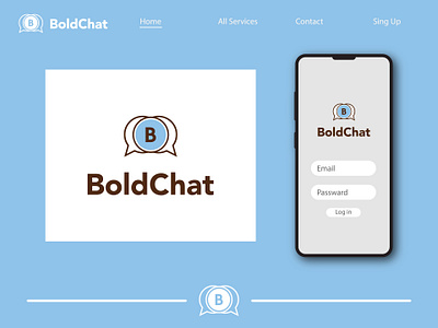 BoldChat logo design