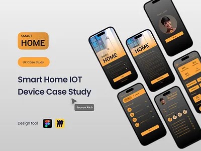 Smart Home IoT app case study android app design apps case study device ios iot product product design smart home uiux user interface