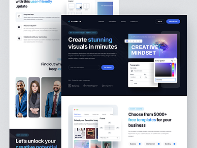 Web Builder Landing Page - VIUMAKER by Ali Husni for Enver Studio on ...