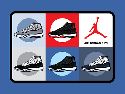 AJ11 Illustration air jordan branding color design graphic icons illustration illustrator shoes