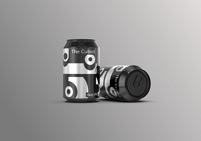 Beer Can - The Cubist IPA branding design freelancer graphic design packaging design