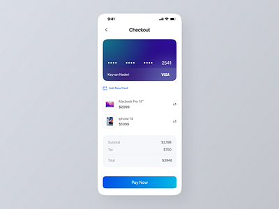 Credit Card Checkout - 100Design 100design app card checkout credit card iphone macbook ui uidesign web webdesign