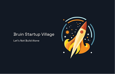 Bruin Startup Village app branding design graphic design illustration logo typography ui ux vector