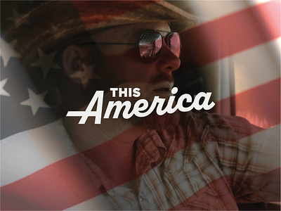 This America Brand Word Mark branding design graphic design logo typography vector