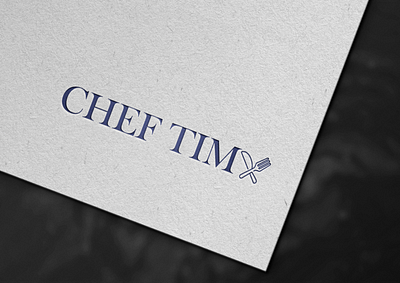 Logo - Chef Tim branding design graphic design illustration logo typography vector