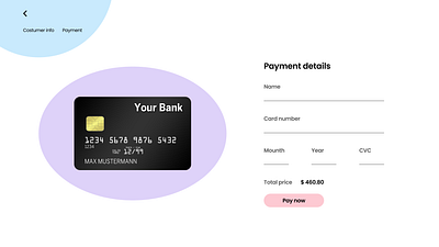 Credit card checkout form dailyui design ui ux