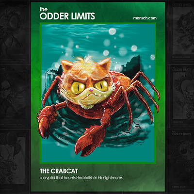 The Crabcat cartoon character design comic creatures editorial illustration monsters myths